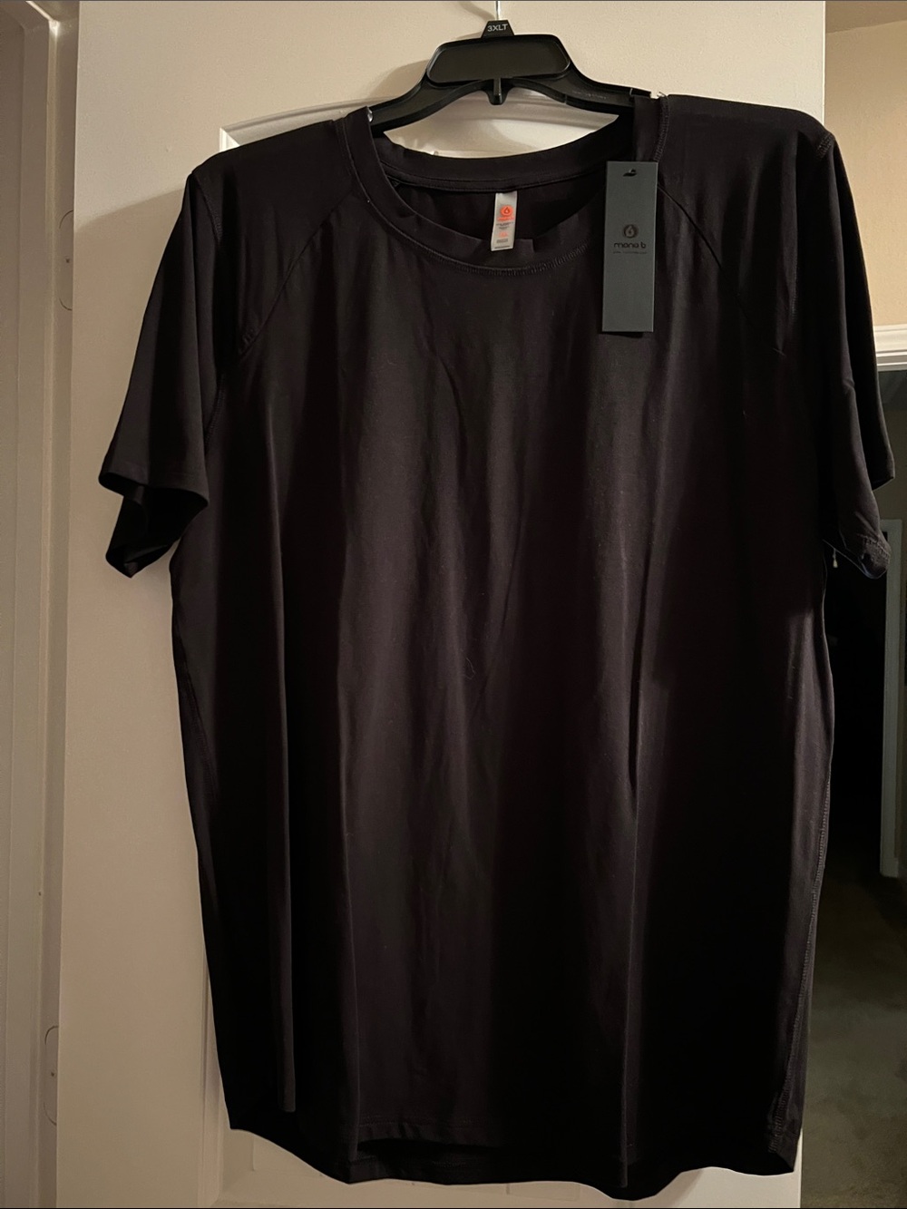 Women’s Mono b Black Short-Sleeve Crew Neck Performance Tee